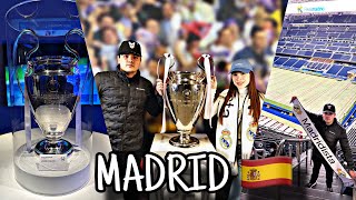 DE VACACIONES EN ESPAÑA CON MI FAMILIA Y MI AMIGO CHAVELONFUIMOS AL ESTADIO DEL REAL MADRID⚽️ELKC [upl. by Elorak178]