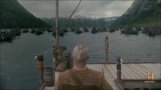 Vikings S04E06  Viking song  Sailing out to attack Paris [upl. by Tteirrah768]