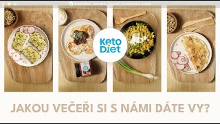 4 rychlé a chutné večeře s KetoDiet – kterou si vyberete vy 🍽️ [upl. by Einapets]