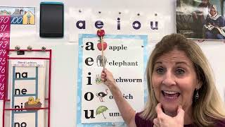 Learning short vowel letters and their sounds [upl. by Awad]