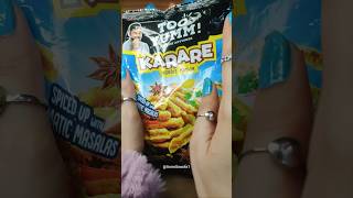 quotTOO YUMM Karare Noodle masala💙 Unwrapping ASMR asmrsnacks1 tooyumm satisfying asmr shorts [upl. by Aicetel]