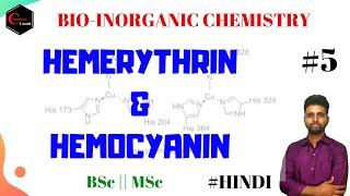 Hemerythrin  Hemocyanin  BIOINORGANIC CHEMISTRY  TEJAS PATA SIR [upl. by Manley576]