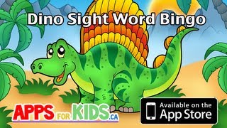 Dino Sight Word Bingo [upl. by Goodspeed]