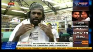 Audley Harrison David Haye Im Gonna Take Your Belt [upl. by Berri]