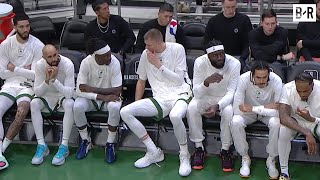 Celtics Bench Starters for 2nd Half While Losing by 37 vs Bucks [upl. by Analat]