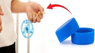 How to make Sonic SpinnerSpinning top kaise banaen Homemade Sonic Spinner with bottle cap [upl. by Kaete]