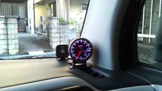 autogauge PK60 tachometer setting 6000rpm amp single cylinder [upl. by Henrieta]