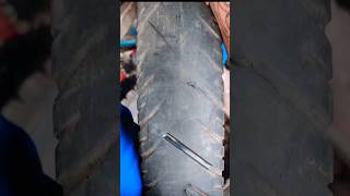 Old used tyres reprocess bikemechanicrider automobile bikemechanic modified shortsfeed [upl. by Landy]