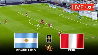 🔴ARGENTINA VS PERU LIVE STREAMING FULL MATCH TODAY  WORLD CUP QUALIFIER CONMEBOL LIVE [upl. by Leicam176]