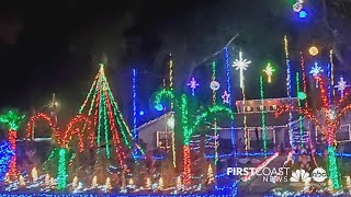 Blackhawk Bluff Girvin Road Christmas lights display [upl. by Germano734]