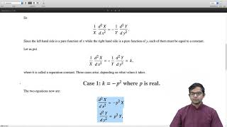 mod07lec66  The Laplace Equation Separation of Variables [upl. by Bedell108]