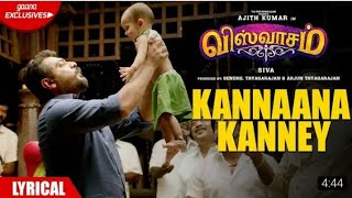 Kannana Kanne Sid Sriram  Viswasam  lyrical Song  AjithKumar  Nayanthara  Siva  2019 [upl. by Hamil]