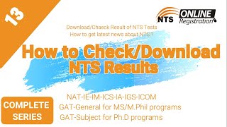 How to Check Download NTS ResultNAT GATgeneral Gatsubject [upl. by Northington]