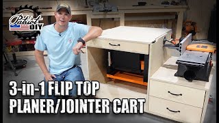 3in1 Planer  Jointer Flip Top Tool Cart [upl. by Hillie]