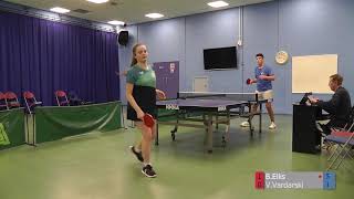 2019 Preston Division 2 Final Bethany Ellis vs Ventsislav Vardarski [upl. by Okorih]