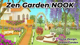 Home Design Dream Garden Makeover  Zen Garden Nook 💖 gameplay gaming youtub [upl. by Ljoka]