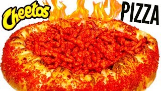 FLAMIN HOT CHEETOS PIZZA DIY  How To Make It [upl. by Emmit750]