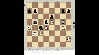 Almiron Antonio vs Brunello Sabino  45th Chess Olympiad 2024 Budapest Hungary [upl. by Encratis]