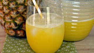 JUGO DE PIÑA  Cómo Hacer Un Jugo de Piña  SyS [upl. by Amelina794]