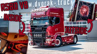 FULL WALKAROUND Scania R580 V8 Lello  Italian Style [upl. by Nomis]