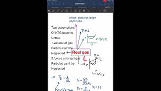 REAL GAS gaseous STATE state of matter class 11 shorts jee youtubeshorts [upl. by Jaddan2]