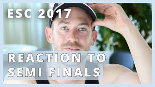 Reaction to Semi Finals  my TOP 5  Eurovision 2017 [upl. by Gnas]