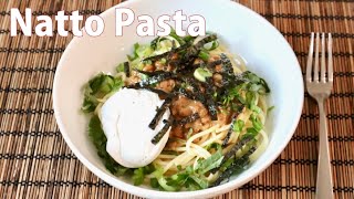 Natto Pasta  Yukos Kitchen  Japanese Cooking 101 [upl. by Nadean]