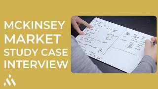 McKinsey Case Interview Example  Market Study [upl. by Leonsis502]