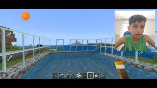 Minecraftta ev yapma challenge ve havuz yapma challen [upl. by Ahsoyem]