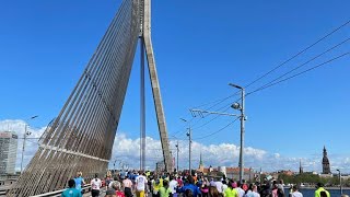 Riga marathon 2022 [upl. by Atolrac]