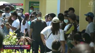 Leni Robredo arrives in Carangcang Elementary School to cast vote [upl. by Stoughton]