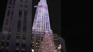 ¿Cuándo enciende el árbol de Navidad del Rockefeller Center en Nueva York [upl. by Wurster]