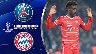 PSG vs Bayern Extended Highlights  UCL Round of 16  Leg 1  CBS Sports Golazo [upl. by Smitt]