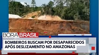 Bombeiros buscam criança e gari desaparecidos após porto desabar em Manaus I Bora Brasil [upl. by Leona733]