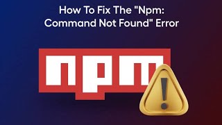 npm not working in react js npm notworking reactnative [upl. by Haldis380]