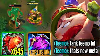 TANK TEEMO IS NEW META ITS RIDICULOUS [upl. by Akinaj]