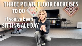 3 Pelvic Floor Exercises If Youve Been Sitting All Day shown by Core Pelvic Floor Therapy [upl. by Sheline201]