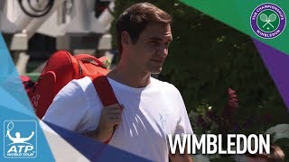 Federer Nadal amp Stars Have Arrived At Wimbledon 2018 [upl. by Ponce]