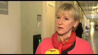 Margot Wallström Ett fruktansvärt uttalande [upl. by Ahsiuqal]