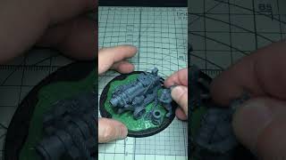 Ironweld Great Cannon Building a custom base with green stuff amp Assembling the Artillery Crew aos [upl. by Senilec146]