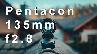 Pentacon Auto 135mm f28  lens review test photos test videos [upl. by Galligan750]