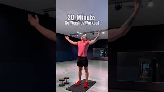 Get Fit in 20 Min – No Weights Just Results bodyweightworkout noequipmentworkout homeworkout [upl. by Cini]