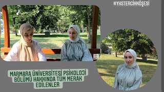 Marmara Üniversitesi Psikoloji Bölümü Hakkında Tüm Merak Edilenler  Melike Taşbaşı [upl. by Enael]