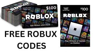 Free 100000 Roblox Gift Card Codes 2024  Free Roblox GIft Card Codes Unused [upl. by Aicenet]