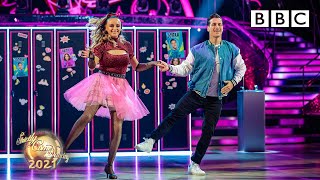 Katie McGlynn and Gorka Marquez Jive to Good 4 U by Olivia Rodrigo ✨ BBC Strictly 2021 [upl. by Ahseinek232]