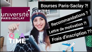 Candidature ParisSaclay Je réponds à toutes les questions ✈️ [upl. by Risa]