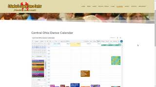 How To Use Columbus Square Dance Centers Calendar Function [upl. by Miquela193]