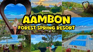 Aambon Forest Spring Resort  Overlooking Resort in Santa Maria Laguna  Wendy Ramos [upl. by Aneelad825]