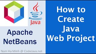 How to Create Java Web Project in NetBeans [upl. by Bogart]