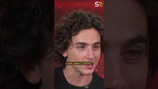 Paul’s Sandworm Ride Took “3 Months” To Film Practically Dune2’s Timothée Chalamet Talks Process [upl. by Esilec830]